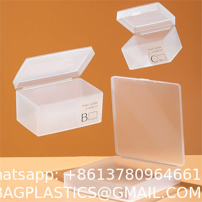 Desktop Office Supplies, Desk Organizers, Clear Accessories, Dustproof Organizer Storage Small Items Frosted Storage Box Transparent Desktop Sundries Storage Box With Lid Drawer Storage Box