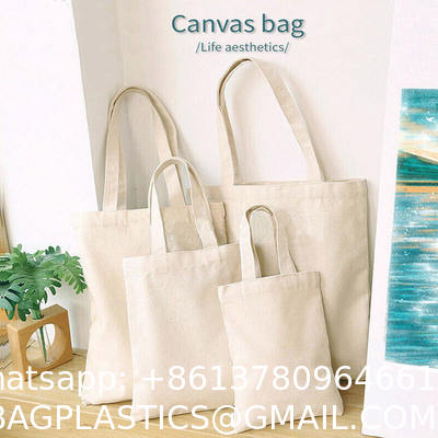 Multifunctional Girl Fashion Diy School Hand Bags Women Reusable Use Customized Logo High Quality Custom Size Fashion Organic Folding Cotton Canvas Tote Bag