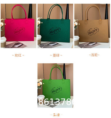 New Style Fashion Canvas Tote Bag With Long Rope Handle Colorful Laminated Cotton Magnetic Buckle Patterned Letters Tote Bag Letter Pattern Direct From Manufacturer Wholesale