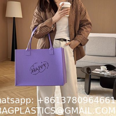 New Style Fashion Canvas Tote Bag With Long Rope Handle Colorful Laminated Cotton Magnetic Buckle Patterned Letters Tote Bag Letter Pattern Direct From Manufacturer Wholesale