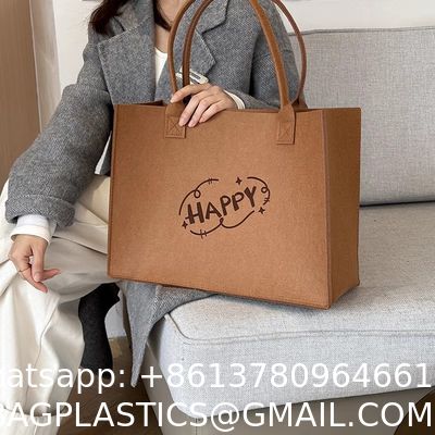 New Style Fashion Canvas Tote Bag With Long Rope Handle Colorful Laminated Cotton Magnetic Buckle Patterned Letters Tote Bag Letter Pattern Direct From Manufacturer Wholesale