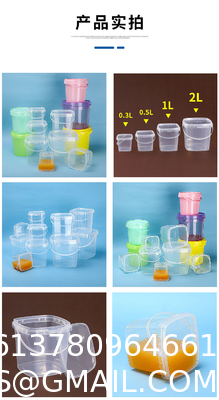 Plastic Deli Containers With Lids Ice Cream Containers Buckets Square Food Storage Containers Freezer Safe For Kitchen Party Drinks Snacks Fruits Desserts