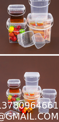 Plastic Deli Containers With Lids Ice Cream Containers Buckets Square Food Storage Containers Freezer Safe For Kitchen Party Drinks Snacks Fruits Desserts