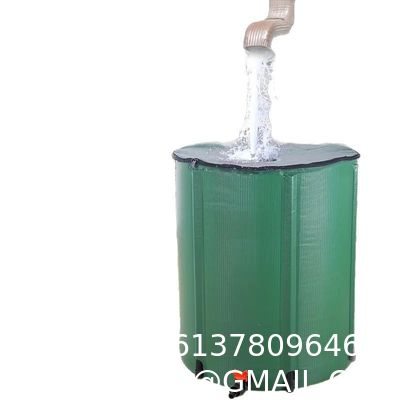 Collapsible Rain Barrel Water Storage Containers-53 Gallon Portable Rainwater Collect System Water Tank To Collect Rainwater From Gutter Downspout Water Catcher With Spigots,Filter&Overflow Kits