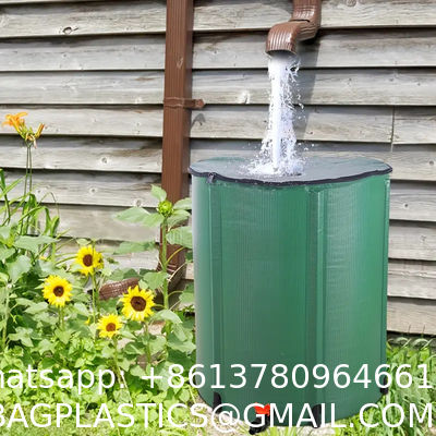 Collapsible Rain Barrel Water Storage Containers-53 Gallon Portable Rainwater Collect System Water Tank To Collect Rainwater From Gutter Downspout Water Catcher With Spigots,Filter&Overflow Kits