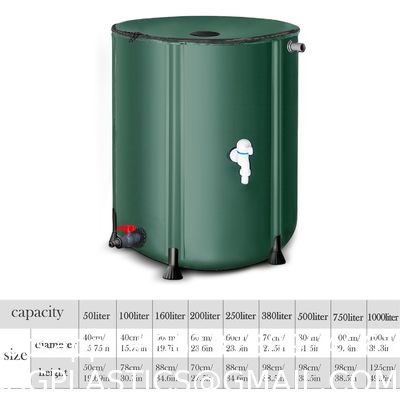 Collapsible Rain Barrel Water Storage Containers-53 Gallon Portable Rainwater Collect System Water Tank To Collect Rainwater From Gutter Downspout Water Catcher With Spigots,Filter&Overflow Kits