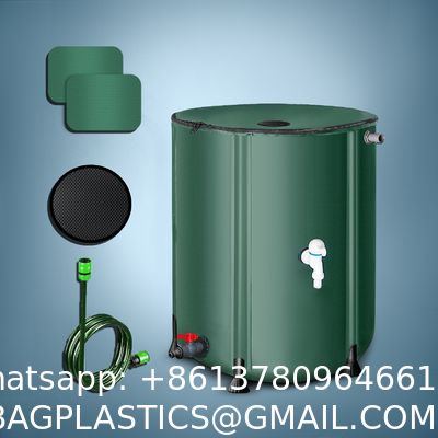 Collapsible Rain Barrel Water Storage Containers-53 Gallon Portable Rainwater Collect System Water Tank To Collect Rainwater From Gutter Downspout Water Catcher With Spigots,Filter&Overflow Kits