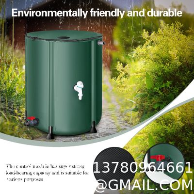 Collapsible Rain Barrel Water Storage Containers-53 Gallon Portable Rainwater Collect System Water Tank To Collect Rainwater From Gutter Downspout Water Catcher With Spigots,Filter&Overflow Kits