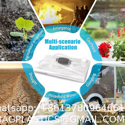 Water Storage Bladder, 100 Gallon Heavy Duty Food-Grade Plastic Bag, For Emergency Water Bank, Ideal For Bathtub Water Storage, Camping, Gardening And Agricultural Irrigation.