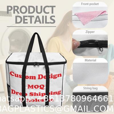 Thermal Cooler Insulated Bag, Shopping Cooler Bag Fabrics Print On Demand Custom Dirty Clothes Basket Large Laundry Basket Durable Dirty Clothes Storage Laundry Bin
