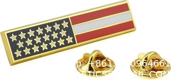 Emergency Medical Technician "EMT" Lapel Pin Set American Flag Uniform Pin For Police and Firefighters Metal Name Badges Engraved Metal Police Fire ornaments Better Badges