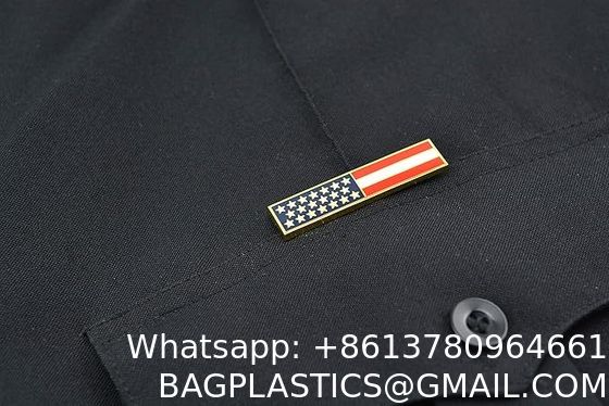 Emergency Medical Technician "EMT" Lapel Pin Set American Flag Uniform Pin For Police and Firefighters Metal Name Badges Engraved Metal Police Fire Military Better Badges