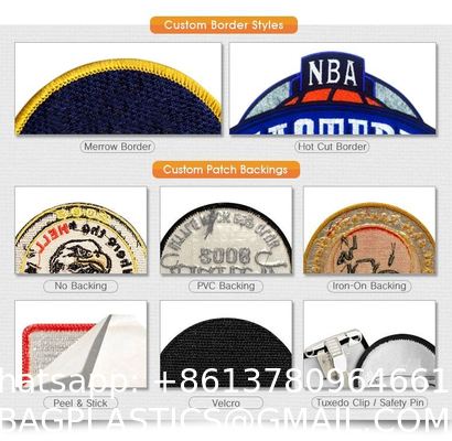 Garment Accessories, Tactical Morale Patch Bundle, Full Embroidery Loop And Hook Patches Set For Caps, Bags, Backpacks, Vest, ornaments Uniforms,Tactical Gears