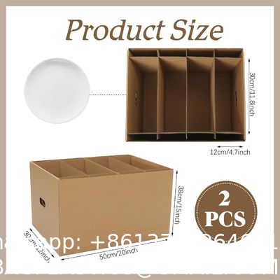 Moving Boxes With Reinforced Handle And Lids, Kitchen Moving Boxes with Reinforced Handle Lid Packing Supplies for Dishes and Glassware STOR/File Medium-Duty File Storage Boxes, FastFold