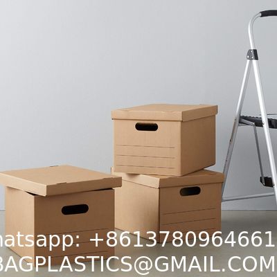 Moving Boxes With Reinforced Handle And Lids, Kitchen Moving Boxes with Reinforced Handle Lid Packing Supplies for Dishes and Glassware STOR/File Medium-Duty File Storage Boxes, FastFold