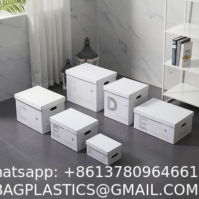 Moving Boxes With Reinforced Handle And Lids, Kitchen Moving Boxes with Reinforced Handle Lid Packing Supplies for Dishes and Glassware STOR/File Medium-Duty File Storage Boxes, FastFold