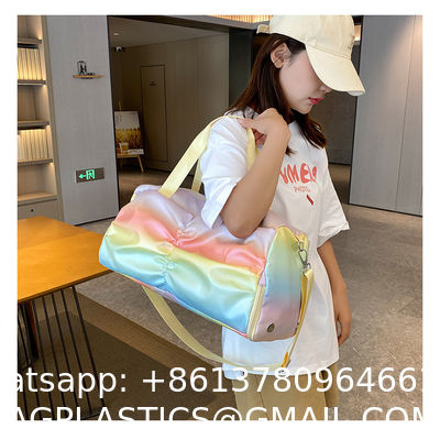 Travel Duffle Bag, Waterproof Sport Tote Gym Bag For Women Men, Overnight Weekender Carry On Bag With Wet Pocket