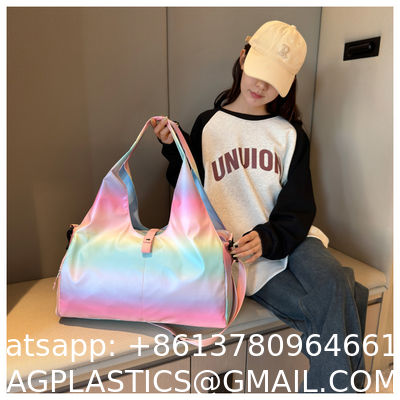 Personalized Initial Dance Bag For Girls, Small Lace Gym Sport Yoga Dance Bags Gift For Teen Girls, Cute Letter Kids Ballet Bag Zipper Toddler Travel Duffle Tote With Adjustable Straps