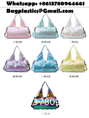 Personalized Initial Dance Bag For Girls, Small Lace Gym Sport Yoga Dance Bags Gift For Teen Girls, Cute Letter Kids Ballet Bag Zipper Toddler Travel Duffle Tote With Adjustable Straps