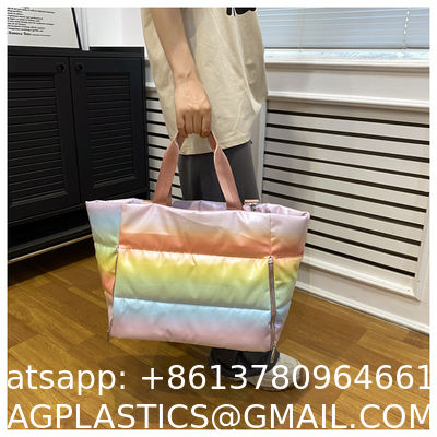Luxury Jelly Beach PVC Tote Bag For Women Custom Designed Fashionable Shopping Handbag With Logo Vinyl Bag Handles Sports Clear PVC Tote Bags