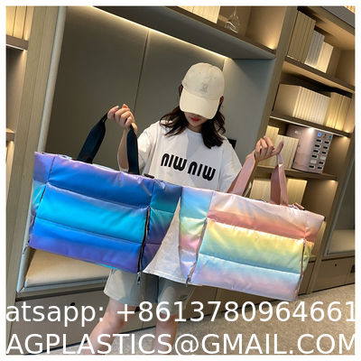 Luxury Jelly Beach PVC Tote Bag For Women Custom Designed Fashionable Shopping Handbag With Logo Vinyl Bag Handles Sports Clear PVC Tote Bags