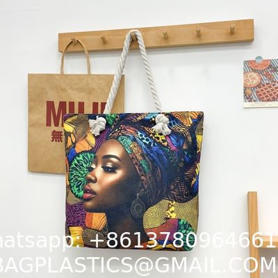 Versatile And Practical Multifunctional Zipper Handbag, Foldable Beach Bag, Creative New Cartoon Print Shoulder Bag