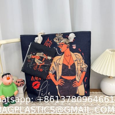 Canvas Tote Bag for Women, Beach Bag, Large Beach Bags Totes Swim Canvas Tote Shoulder Bag Water Resistant Bags For Gym Travel Daily