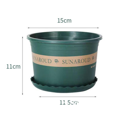 Gallon Plant Nursery Pots,Plastic Pots With Drainage Holes,Garden Flower Container Seedling Pot With White Label For Planting,Cuttings,Transplanting,Home Garden