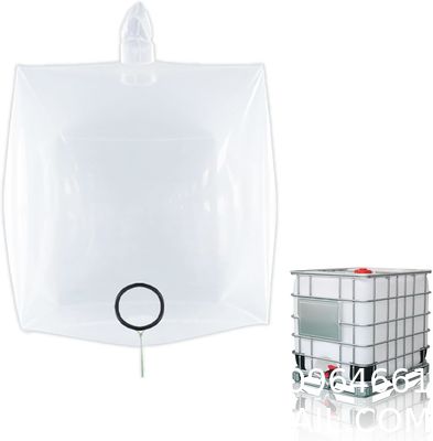 IBC Tote Cover,IBC Water Storage Tank Liner Bag For 275 Gallon,20c Thickness Clear Protective Liner Bags,Protection Accessories For 1000L Rain Catcher Barrel(Only Lining Bag)
