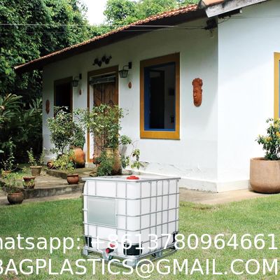 IBC Tote Cover,IBC Water Storage Tank Liner Bag For 275 Gallon,20c Thickness Clear Protective Liner Bags,Protection Accessories For 1000L Rain Catcher Barrel(Only Lining Bag)