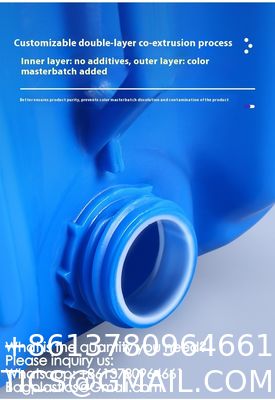 25L Plastic Barrel White Food Grade Square Jerry Can HDPE 25 Litre Chemical Drum Transparent 25 KGS Container Food Grade Square Plastic Bucket Jerrycan Laboratory Waste Liquid Drums Thickened Stack