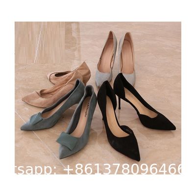 Grade AAA High Quality Old Stock Clearance Wholesale Bales Prices Woman Shoes Stock Lot Japan Korea Second Hand Shoes In China Surplus Stock Clearance Used Name Brand Luxury Ladies Used Shoes