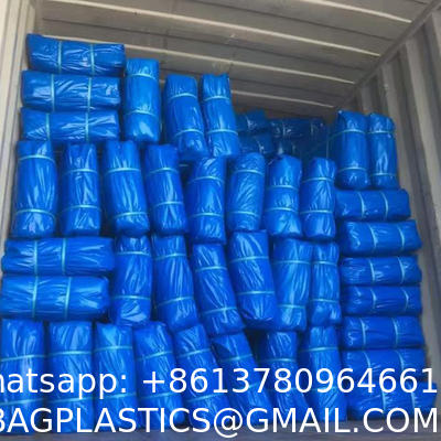 Manufacturer PE Tarpaulin Cover Waterproof Outdoor Plastic Fish Pond Fabric Hay Cover Plain PE Tarpaulin For Car Use Heavy Duty Tarp 8x10FT,5 Mil-Multipurpose Waterproof Poly Tarpaulin with Reinforced