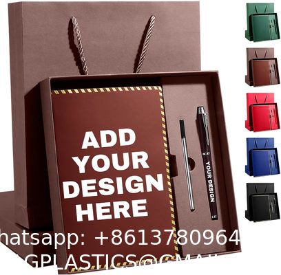 Gift Set With Pen Diary Notebook With Pen Gift For Business Promotion Business Gift Thermo Cup  Journal Gift Set Journal Pen USB Box Case Suit Package Luxury