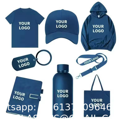 Custom Logo Promotional Gift Set T Shirt Umbrella Water Bottle Bag Hat Bulk Corporate Giveaways Team Events Branding Promotional Gift Box With Cap Mug Backpack Umbrella for Business Gifts Corporate