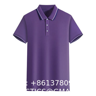Unisex Solid Pattern Yarn Dyed High Quality Cotton Knitted Fabric Men'S Oversized Plain T-Shirt Anti-Wrinkle Anti-Shrink School Uniform Sport Dry Fit Printed T Shirt Golf Polo Polyester Polo Shirt