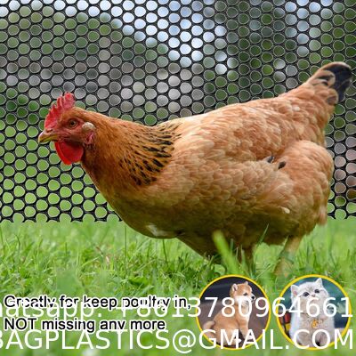 Chicken Wire Fencing Mesh Plastic With Zip Ties, 1.3×10FT Garden Netting For Moss Poles, Plastic Chicken Wire For Poultry Rabbit Fencing,Crafts,DIY - Black