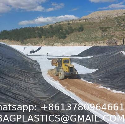 Standard HDPE Geomembrane Pond Liner 1.5mm Black Industrial Modern Design For Agricultural Irrigation Geomembrane Sheet Hdpe Fish Pond Liner