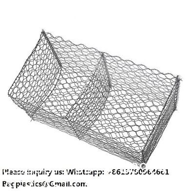 Galfan Welded Gabion Retaining Walls 200x100x50 Welded Gabion Box 2x1x0.5m Gabion Basket Stone Cage Garden Fence Garden Stone Wire Basket Fencing