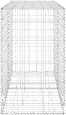 Gabion Mesh Wire Wall Panel, Galvanized Steel Gabion Wall With Covers, Garden Stone Wire Basket Fencing Gabion Mesh Wire Wall with Covers Galvanized Steel Garden Stone Wire Basket Fencing Patio