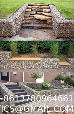 Gabion Mesh Wire Wall Panel, Galvanized Steel Gabion Wall With Covers, Garden Stone Wire Basket Fencing Gabion Mesh Wire Wall with Covers Galvanized Steel Garden Stone Wire Basket Fencing Patio