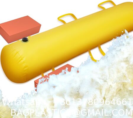 Flood Barriers For Home Reusable Flood Prevention Barriers Water Barrier For Flooding PVC Flood Bags Sandbag Alternative PVC Water Diversion Tubes With Fixed Handle (6 Ft X 20 In X 12 In)