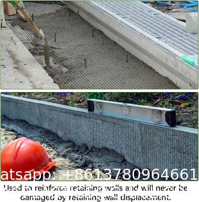 PP geogrid Polyester (PET) geogrid Fiberglass geogrid Steel Plastic Bi-Directional Universal Retaining Wall Geogrid Driveway Stabilization Grids Gravel Grid Walls Geocell Geogrid For Retaining Wall