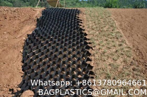 Heavy-Duty Honeycomb Geogrid For Soil, Gravel, Grass & Driveway Stabilization On Slopes, Walkways And Patios Driveways, Parking, Landscaping, Patios, Golf Cart ATV Paths