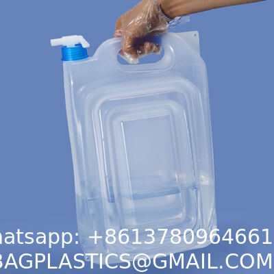 Collapsible Water Container With Spigot 2.6 Gallon, Foldable Camping Water Storage Jug Portable Water Tank Canteen For Outdoor Hiking, Fishing, Emergency