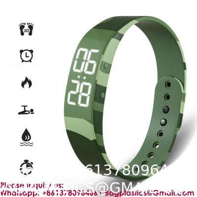 Manufacture Smart Bracelet Fitness Watch Alarm Clock Step Counter Smart Wristband Sport Sleep Monitor Smartband Vibrating Alarm Wristband Electric Clock Watch Shock Silent Sleeps Wrist Sleep Bracelet