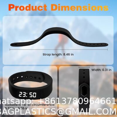 Manufacture Smart Bracelet Fitness Watch Alarm Clock Step Counter Smart Wristband Sport Sleep Monitor Smartband Vibrating Alarm Wristband Electric Clock Watch Shock Silent Sleeps Wrist Sleep Bracelet