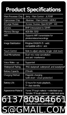 Ai Smart Glasses Bluetooth 5.4 With Translation For Men Women 160+Languages Color-Change Lens Power By Chat GPT Assistant Free App Translator Glasses Meeting,Driver,Travel
