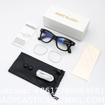 AI Smart Glasses With 8MP Camera, Real-Time Translation, 4K Video & Dual Microphone Noise Cancellation, Voice Assistant, For Travel, Vlogging, Meetings