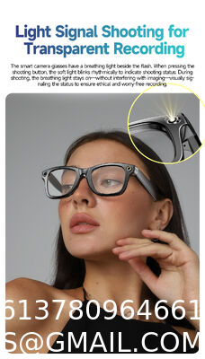 AI Smart Glasses With 8MP Camera, Real-Time Translation, 4K Video & Dual Microphone Noise Cancellation, Voice Assistant, For Travel, Vlogging, Meetings